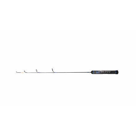 Vexan Ice Fishing Rods, 24 in, Light Spinning, Black/Blue, VI24S-L