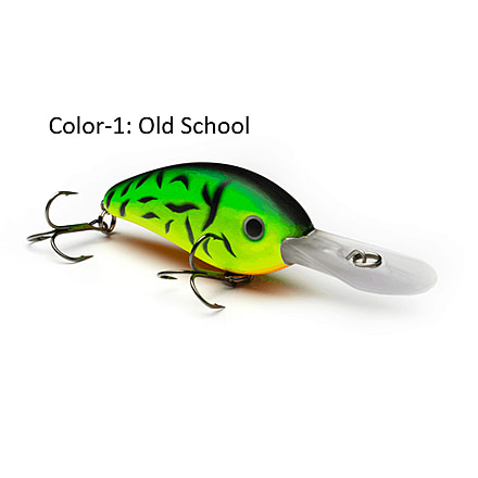 Vexan Vern Stonerollers Deep Dive Crankbait, Old School, 3/4 oz, VSR-1