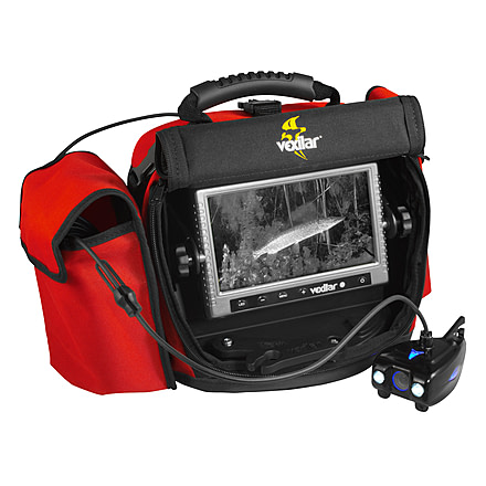 Vexilar Fish Scout Double-Vision Fishfinder, Color/BW Underwater Cam and Carrying Case 183646