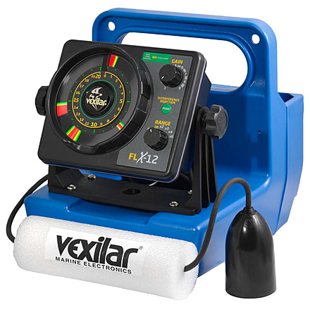 Vexilar FLX-12 Genz Pack w/12 Ice-Ducer, Blue, Regular, GPX1212