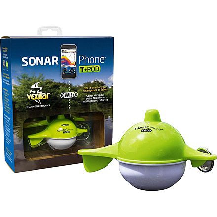 Vexilar SonarPhone w/ Transducer Pod, Green, Regular, SP100