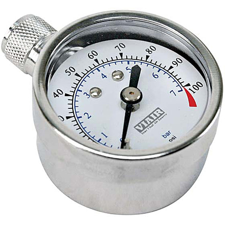 VIAIR 1.5in Tire Gauge, 0 to 100 PSI, 90071
