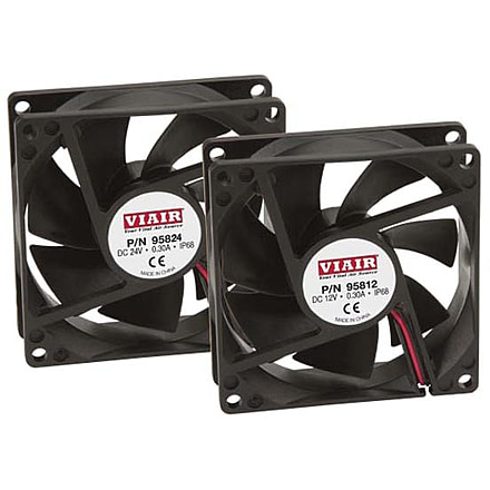 VIAIR IP68 Rated 12V Cooling Fan, 80mm x 80mm x 25mm, 3800 RPM, CE, 95812