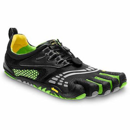 Vibram FiveFingers KMD Sport LS Fitness Shoe - Men's-Black/Grey/Green-43