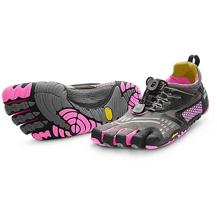 Vibram FiveFingers KMD Sport LS - Womens, Grey/Black/Pink, 36 EU, W375336