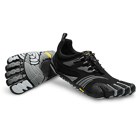 Vibram FiveFingers KMD Sport - Mens, Black/Silver/Grey, 40 EU, M368540