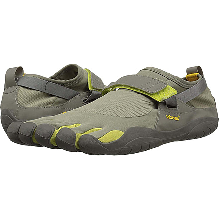 Vibram FiveFingers KSO - Mens, Grey/Palm/Clay, 38 EU, M14538