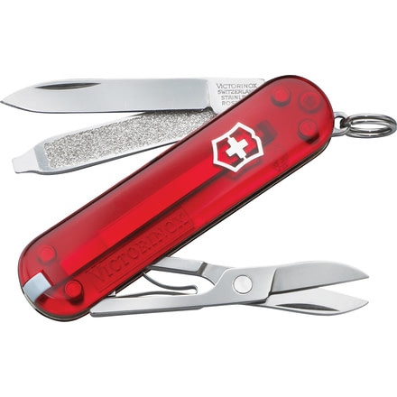 Victorinox Classic SD Translucent Swiss Army Knife Ruby 54211