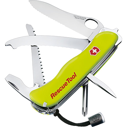 Victorinox Rescue Tool Swiss Army Knife Fluorescent Yellow 53900