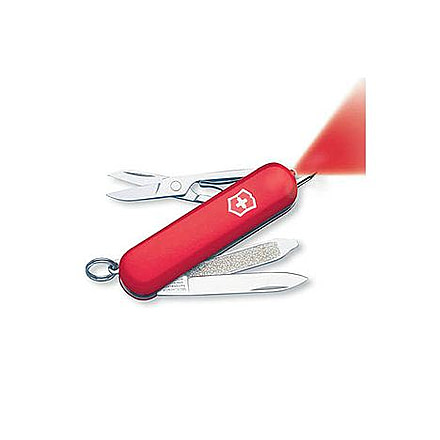 Victorinox Signature Lite Knife - Red LED-Red