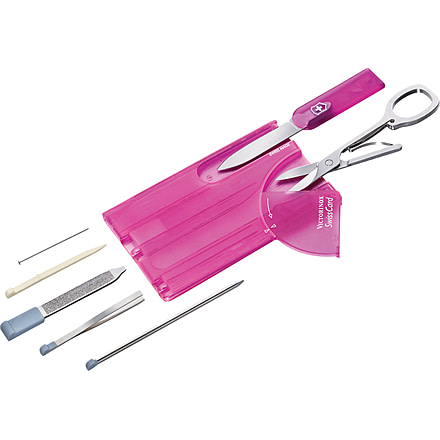 Victorinox SwissCard Translucent Swiss Army Multi Tools Pink 53930