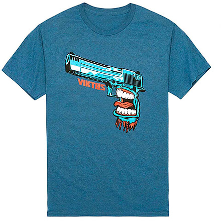 Viktos Point Five Oh TShirts Men's, Indigo Heather, Large, 1811804