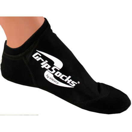 Aqua Sprites Grip Sock - Mens-Black-Medium