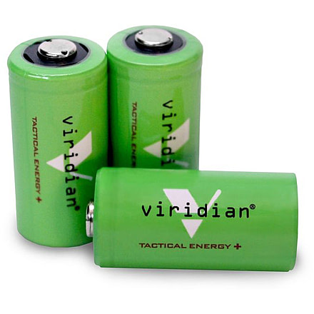 Viridian Weapon Technologies Tactical Energy+, CR2 Lithium Battery, 3-Pack, 350-0004