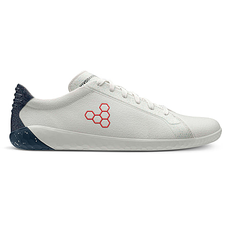 Vivobarefoot Geo Court Eco Casual Shoes - Mens, White/Navy/Red, 8 US, 300134-02-41