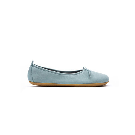 Vivobarefoot Jing Jing Lace Eco Suede Casual Shoe - Womens, Dusty Blue, 42, 200016-26-42