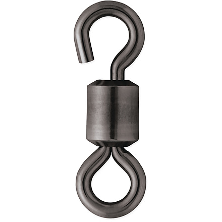 VMC Black Stainless Steel Open Eye Rolling Swivel Size 8, BSOERS#8