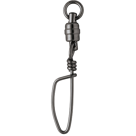 VMC BSHBTSS Black Stainless Steel Heavy-Duty Ball Bearing Tournament Snap Swivel 4 - 170lb 3-Pack, BSHBTSS#4