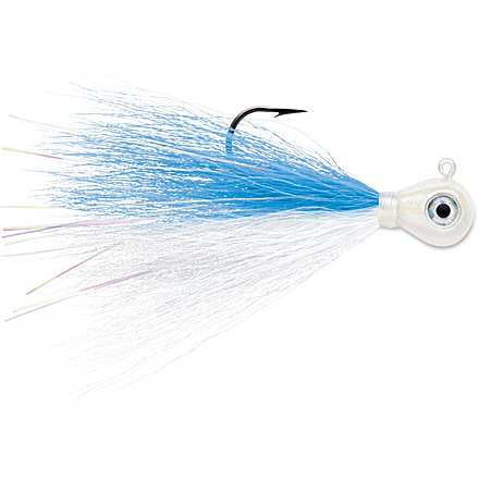 VMC Bucktail Jig, 1/8 oz, Iridescent Shiner, BKJ18-IS
