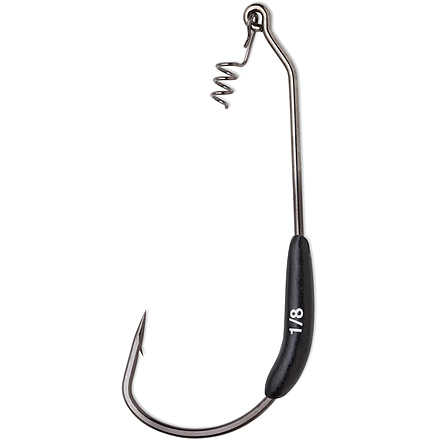 VMC Drop Dead Weighted Hook, 1/8oz, Black Nickel, Size 3/0, 4 Pack, DDW1/8#3/0BNPP