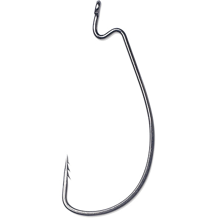 VMC Fastgrip Wide Gap Worm Hook, Black Nickel, Size 4/0 , 11 Pack, 7311BN#4/0PP