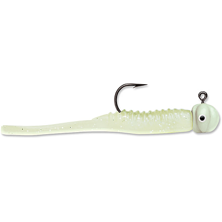 VMC Flap Tail Jig, Glow, 1/16oz, FGRJ116GL