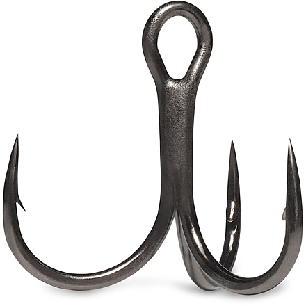 VMC Hybrid Trebble Short 1x Hook, Black Nickel, Size 5, 4 Pack, 7548BN#5PP