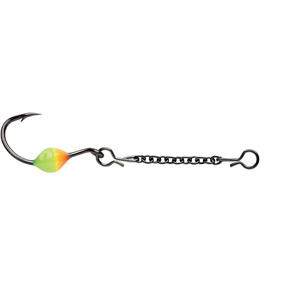 VMC Octopus Dropper Chain, 15 mm, Orange Chartreuse Glow, ODC15OCGL