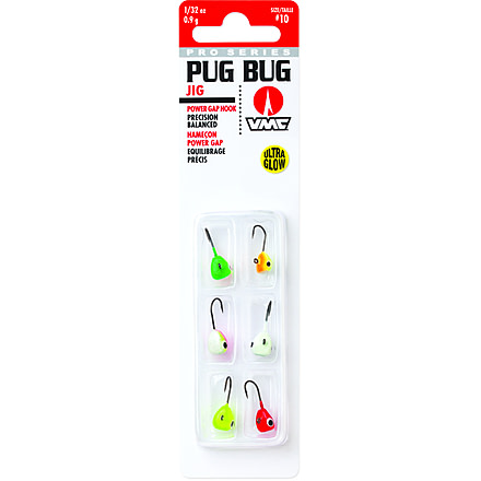 VMC Pug Bug Jig Kit, 1/32 oz, Glow, PBJ132G6