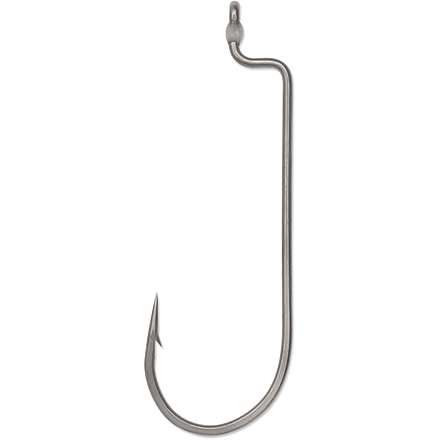 VMC RedLine Hybrid Worm Hook with a P.T.F.E. Coating, 5 per Pack, #3/0, RSHWM#3/0NTPP