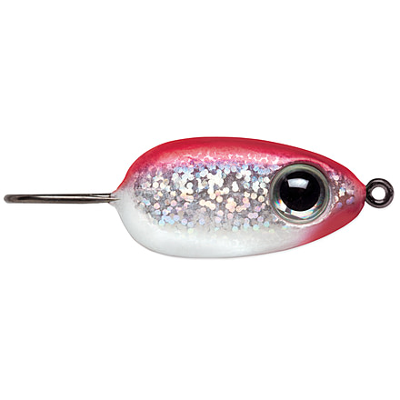 VMC Tear Drop Jig, 1/16 oz, Glow Red Shiner, TDJ116GRSH