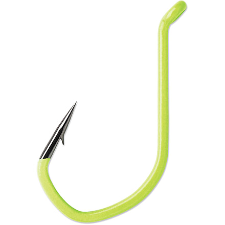 VMC TechSet Live Bait Hook, Flo Chartreuse, #6, 7115FC#6PP