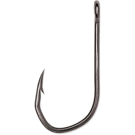 VMC TechSet Siwash Hooks Open Eye, Needle Point, 1X, Black Nickel, #4, 6pk, 7174BN#4PP