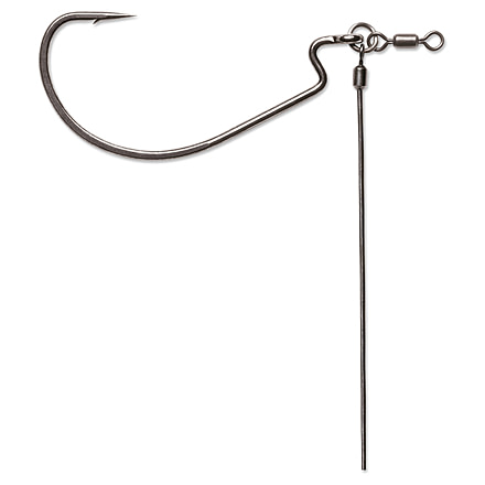 VMC Tokyo Rig, Heavy Duty Wide Gap Hook, Black Nickel #2/0, 2 Pack, THDWG#2/0BNPP