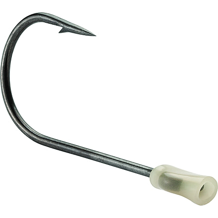 VMC Trailer Hook, Straight Shank, Extra Large Eye, Black Nickel, Size 2/0, 6 Per Pack, TL#2/0BNPP