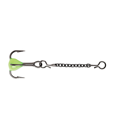 VMC Treble Dropper Chain, 15 mm, Glow Chartreuse, TDC15GLCH