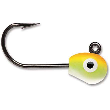 VMC Tungsten Mongo Jig 1/32 oz, Orange Chartreuse Glow, TMJ132OCGL