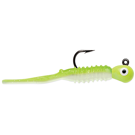 VMC Tungsten Nymph Jig 1/32 oz, Glow Chartreuse, TNYJ132GLCH