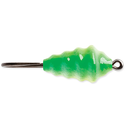 VMC Waxy Jig 1/32 oz Green Orange Glow, WXJ132GOGL