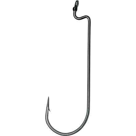 VMC Worm Hooks 5/0Size 5Pc, Black Nickel, Size 5/0, WM#5/0BNPP