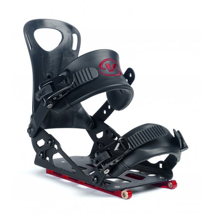 Voile Light Rail Splitboard Binding, Red, Large 11+ USM, 1134-63-LR