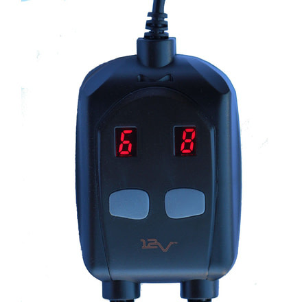 Volt Resistance Dual Therm Controller, Black, 12v-TCD