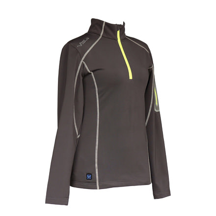 Volt Resistance Thermal 5V Half Zip Pullover - Womens, Grey, Extra Large, 5V-THZ-WG-XL