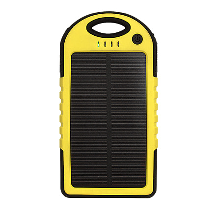 Voodoo Tactical MSP Life Solar Charger, 5000 mAh, Lithium polymer, Yellow/Black, 11-0035017000