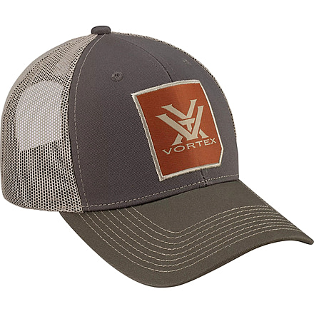 Vortex Clipped Corner Cap - Mens, Charcoal, One Size, 220-40-CHR