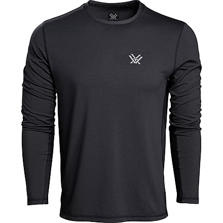 Vortex Day Rucker Performance Long Sleeve - Mens, Black Heather, Extra Large, 220-24-BLHXL