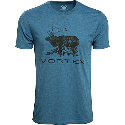 Vortex Elk Mountain T-Shirt - Mens, Steel Blue Heather, 2X, 220-72-SBH2X