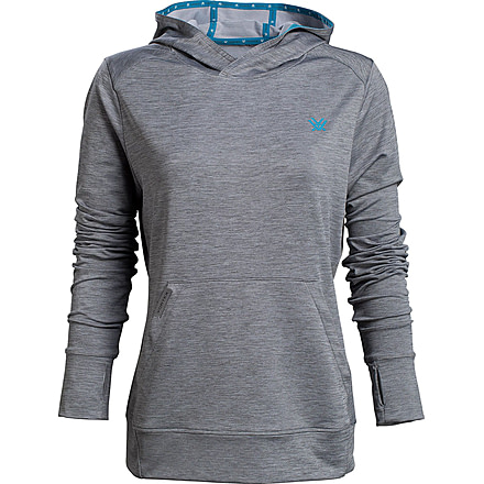 Vortex Fall Hooded Pullover - Womens, Monument, Small, 220-28-MONS