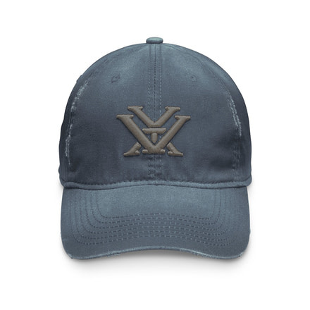 Vortex Men's Distressed Cap, Navy 119012-NVY