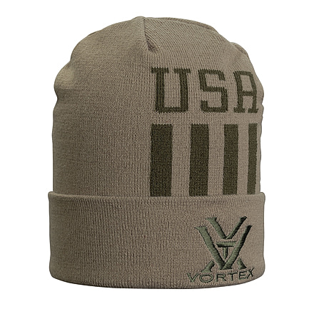 Vortex Men's USA Knit Cap, Olive 219110-OLV